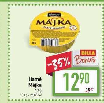 Billa Hamé májka 48g nabídka