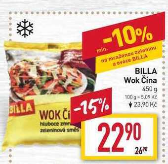 Billa Billa wok čína 450 g nabídka