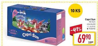 Billa Capri sun 10x 0,2l nabídka