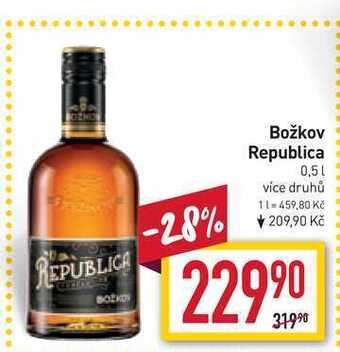 Billa Božkov republica 0,5l nabídka