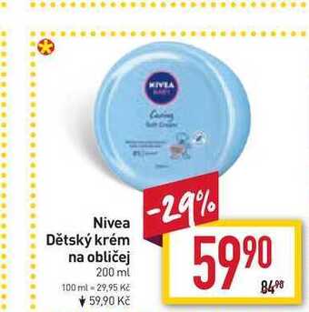 Billa Nivea dětský krém na obličej 200 ml nabídka