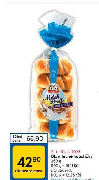 Tesco Ölz mléčné houstičky 350 g nabídka