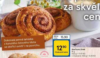 Tesco Skořicový šnek 91 g nabídka