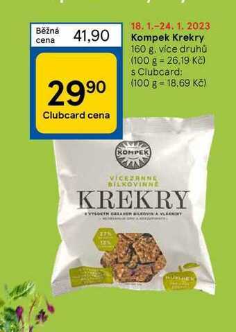 Tesco Kompek krekry 160 g nabídka
