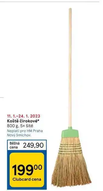 Tesco Koště čirokové* 800 g nabídka