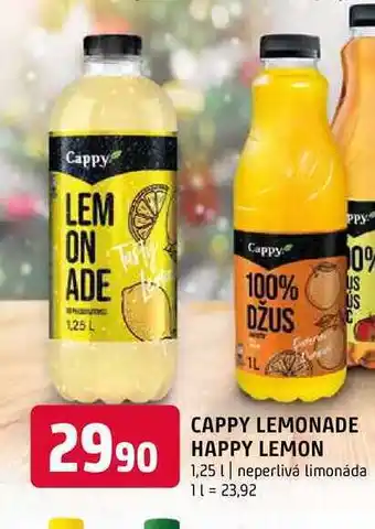 Cappy lemonade happy lemon 1,25 l