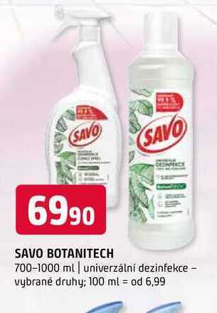 Terno Savo botanitech 700-1000 ml nabídka