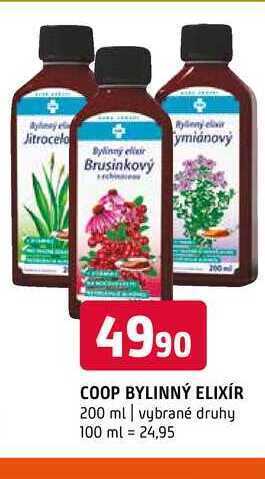 Terno Coop bylinný elixír 200 ml nabídka