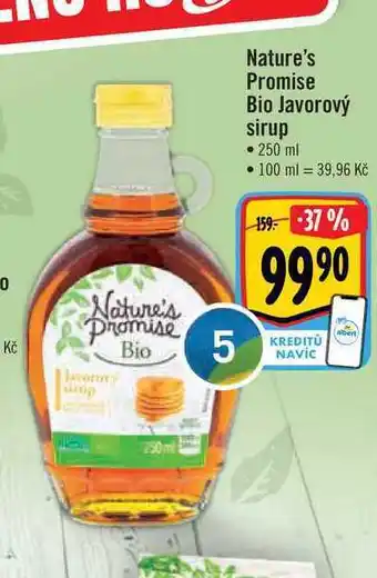 Albert Nature's promise bio javorový sirup • 250 ml nabídka