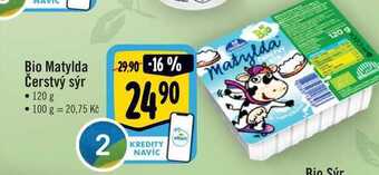 Albert Bio matylda čerstvý sýr 120 g nabídka