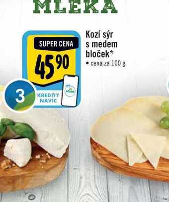 Kozí sýr s medem bloček 100 g