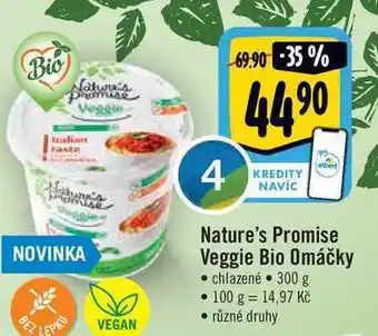 Albert Nature's promise veggie bio omáčky chlazené 300 g nabídka