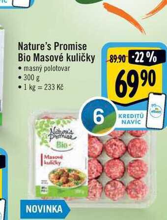Albert Nature's promise bio masové kuličky 300 g nabídka
