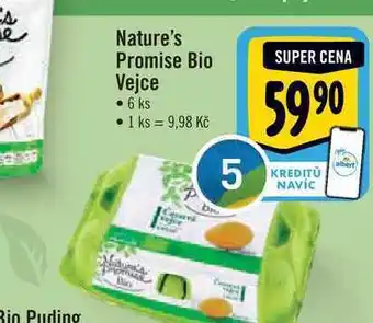 Albert Nature's promise bio vejce  6 ks nabídka