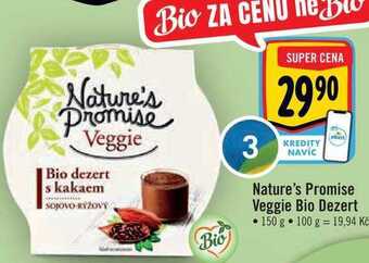 Albert Nature's promise veggie bio dezert • 150 g nabídka