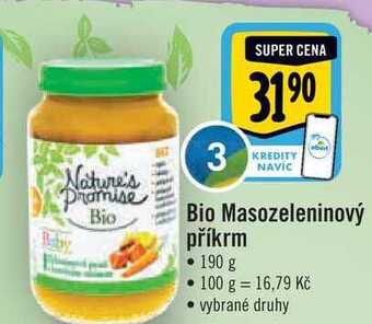 Albert Bio masozeleninový příkrm • 190 g nabídka