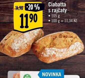 Albert Ciabatta s rajčaty 105 g nabídka