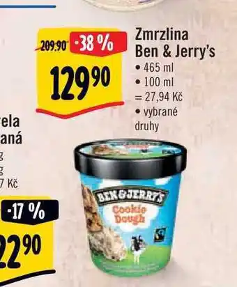 Albert Zmrzlina ben & jerry's 465 ml nabídka