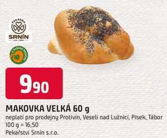 Trefa Makovka velká, 60 g nabídka