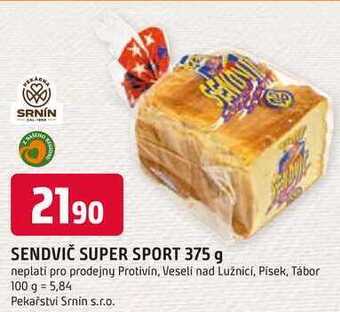 Trefa Sendvič super sport, 375 g nabídka