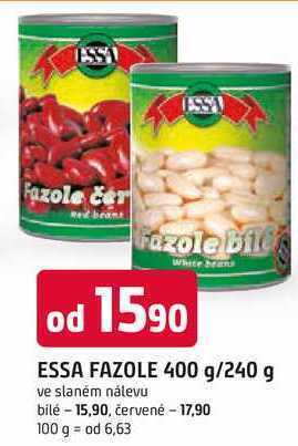 Trefa Essa fazole, 400 g/240 g nabídka
