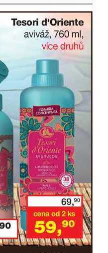 Ráj drogerie Tesori d'oriente aviváž, 760 ml nabídka