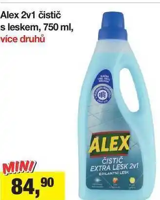 Šlak Alex čistič s leskem 2v1 750ml nabídka