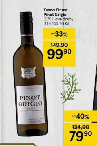 Tesco Tesco finest pinot grigio nabídka