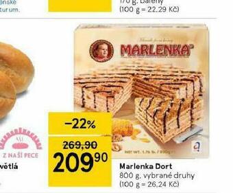 Tesco Marlenka dort nabídka