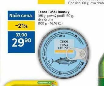 Tesco Tesco tuňák kousky nabídka