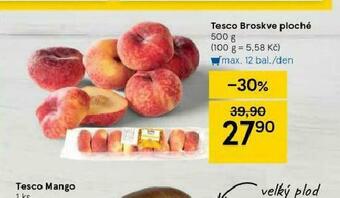 Tesco Broskve ploché nabídka