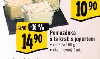 Albert Pomazánka a la krab s jogurtem 100g nabídka