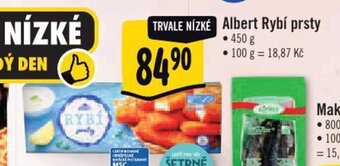Albert Albert Rybí prsty 450g nabídka