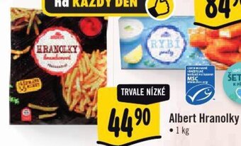 Albert Albert Hranolky 1kg nabídka