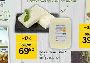 Feta v solném nálevu