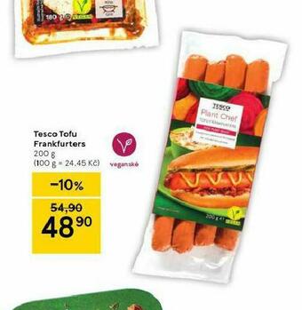 Tesco Tesco tofu frankfurters nabídka