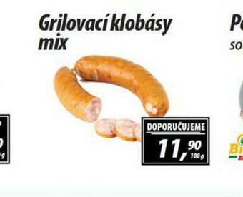 Grilovací klobásy mix