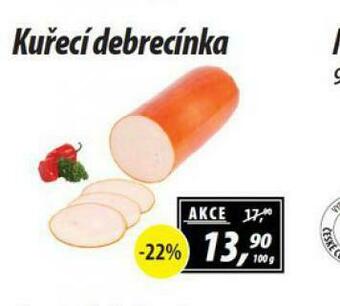 ZEMAN Kuřecí debrecínka nabídka