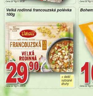 Lidl Velká rodinná francouzská polévka nabídka