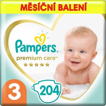 Rohlik.cz Pampers premium care midi jednorázové plenky 3 (6–10 kg) nabídka