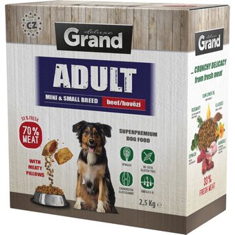 Rohlik.cz Grand deluxe adult mini & small breed granule pro psy s hovězím nabídka