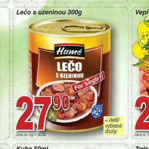 Lidl Lečo s uzeninou nabídka