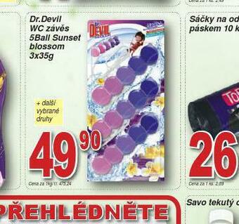 Lidl Dr. devil wc závěs nabídka