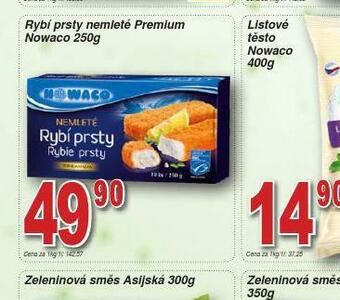 Lidl Rybí prsty nemleté premium nowaco nabídka