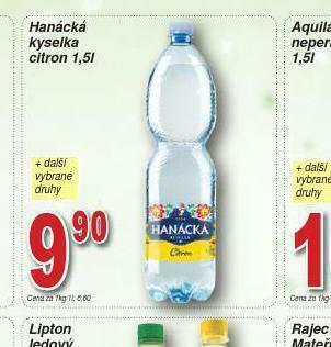 Lidl Hanácká kyselka citron nabídka