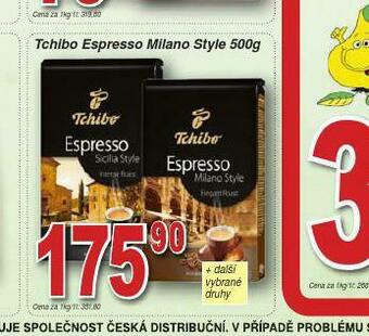 Lidl Tchibo espresso milano style nabídka
