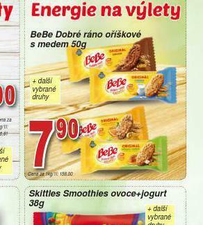 Lidl Bebe dobré ráno oříškové s medem nabídka