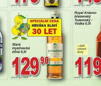 Lidl Stará myslivecká žitná nabídka