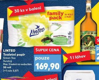 Kaufland Linteo toaletní papír nabídka