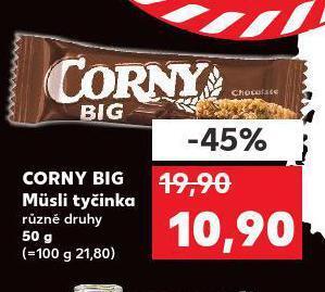 Kaufland Corny big müsli tyčinka nabídka